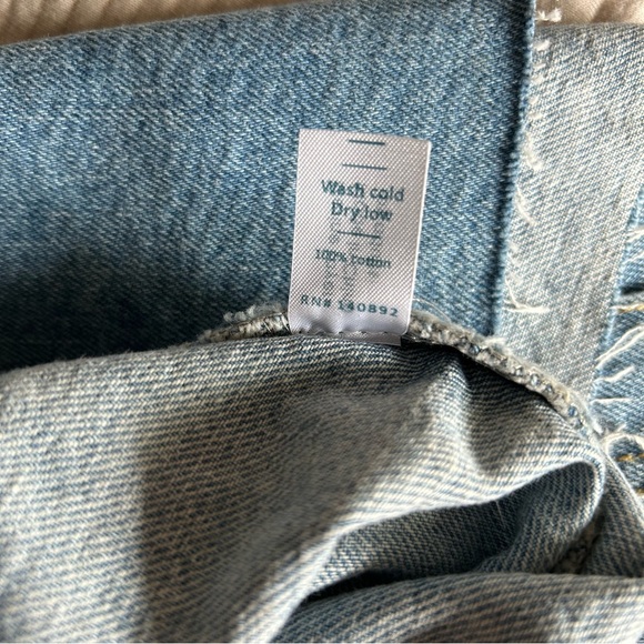 NWT Marine Layer Brooke Denim Button Front Midi Skirt - Picture 6 of 6